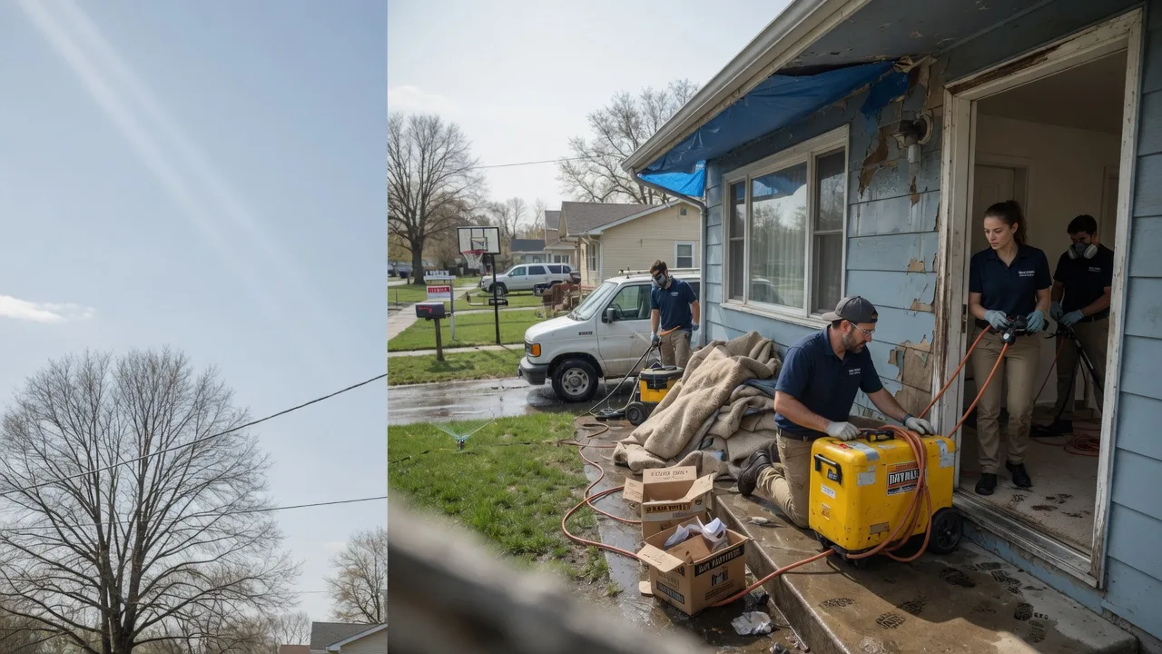 Basement Flood Cleanup in Floyds Knobs, IN near me